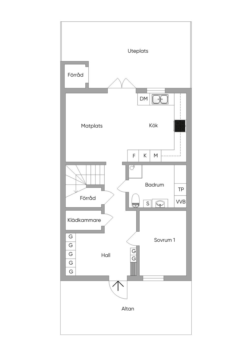 Planlösning Entréplan 