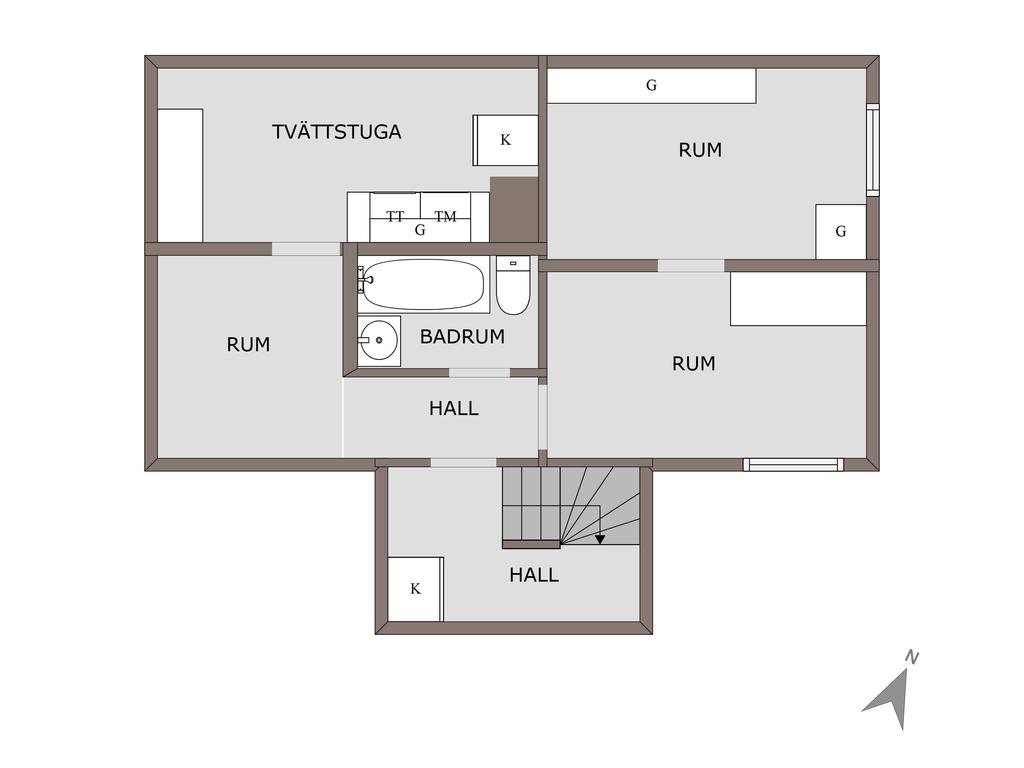 Planlösning - Källaren