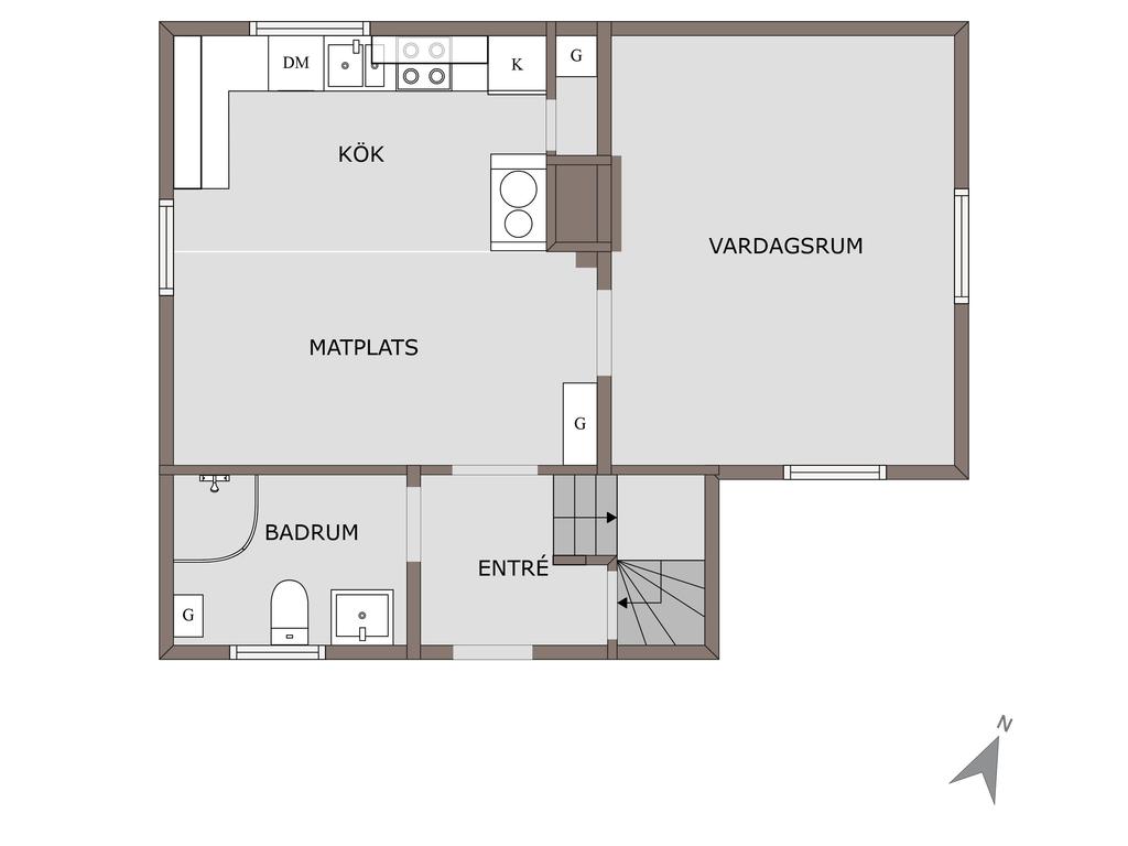 Planlösning - Entréplan