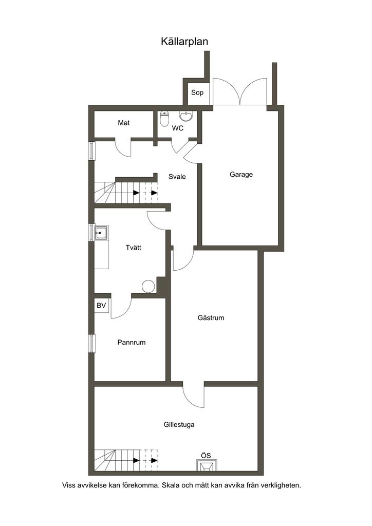 Källarplan 2D