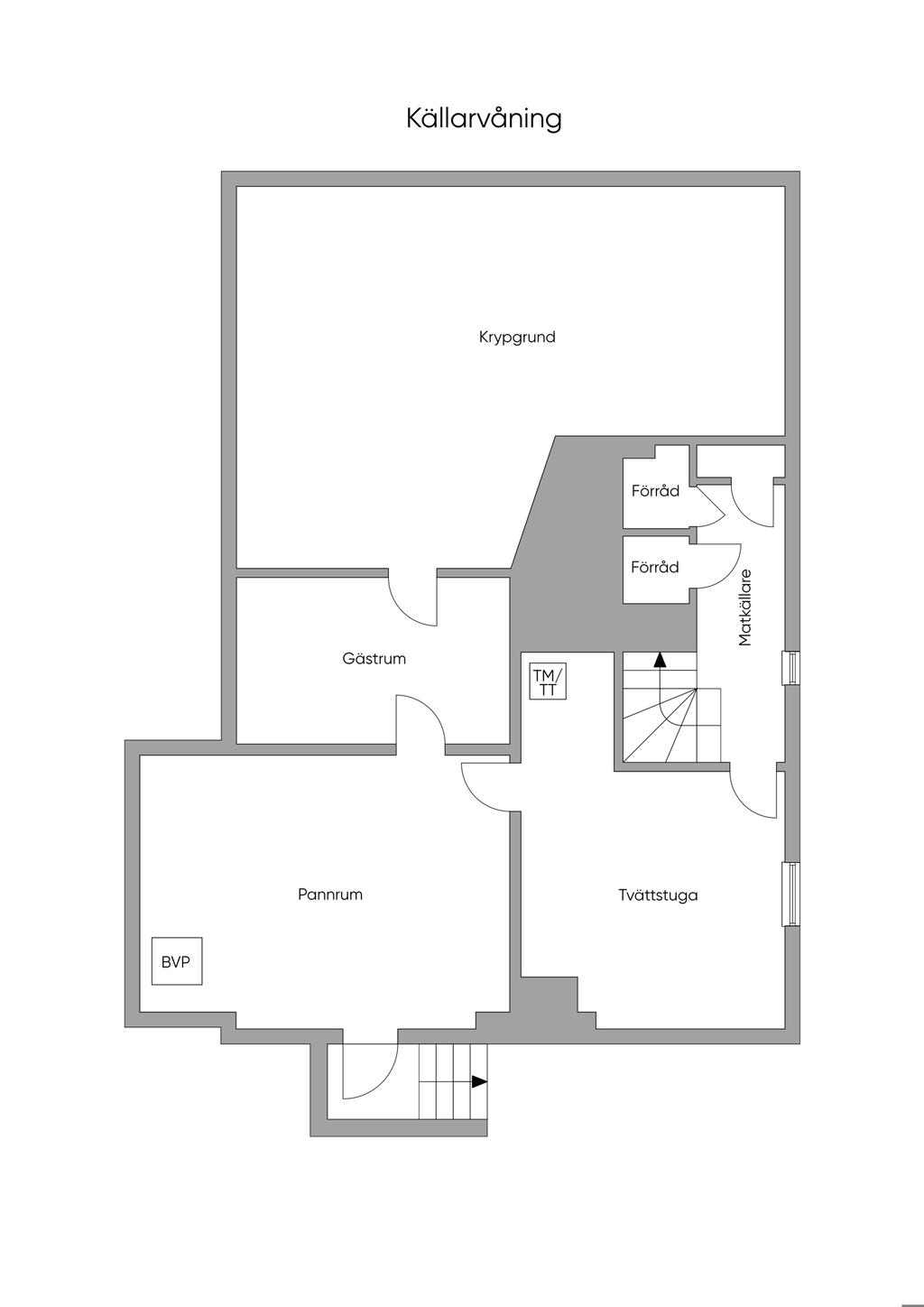 Planlösning källare