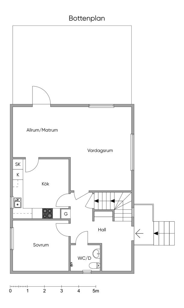 Planritning entréplan
