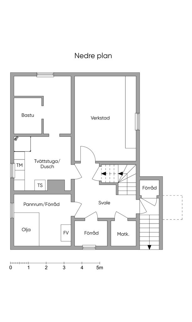 Planritning källarplan