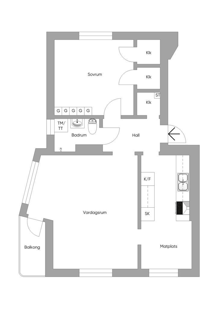 Alternativ planlösning 1