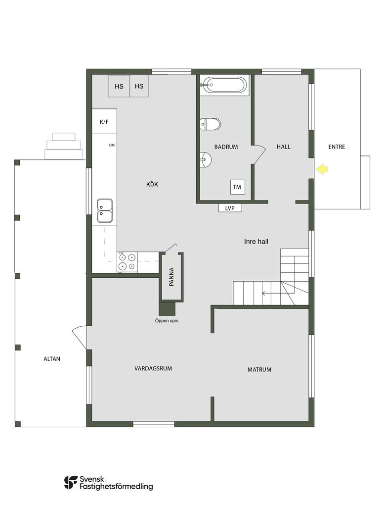 Planlösning - Entréplan