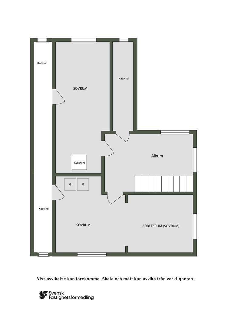 Planlösning - Övre plan