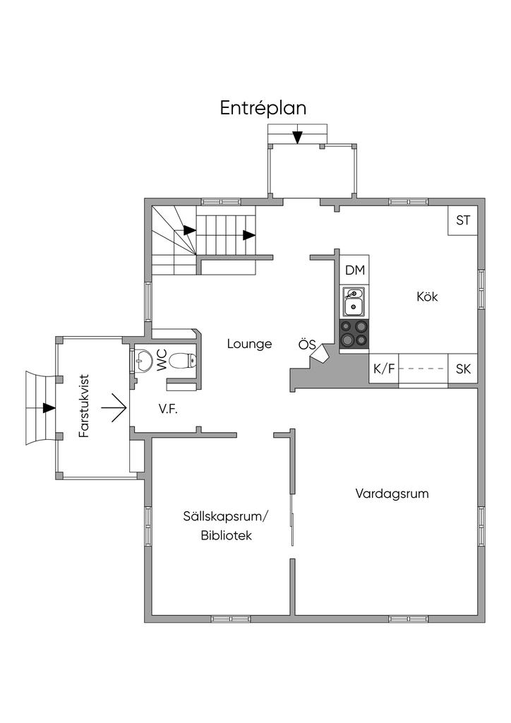 Planskiss, Entréplan 2D
