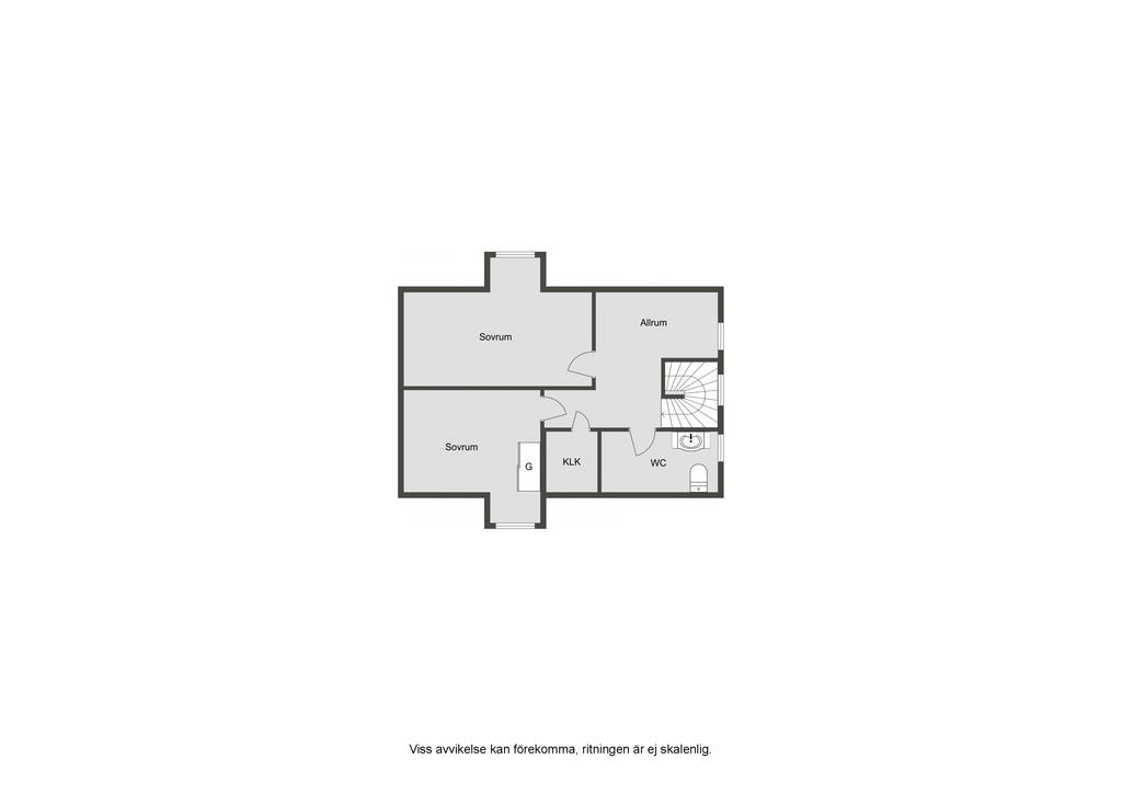 Planlösning övre plan