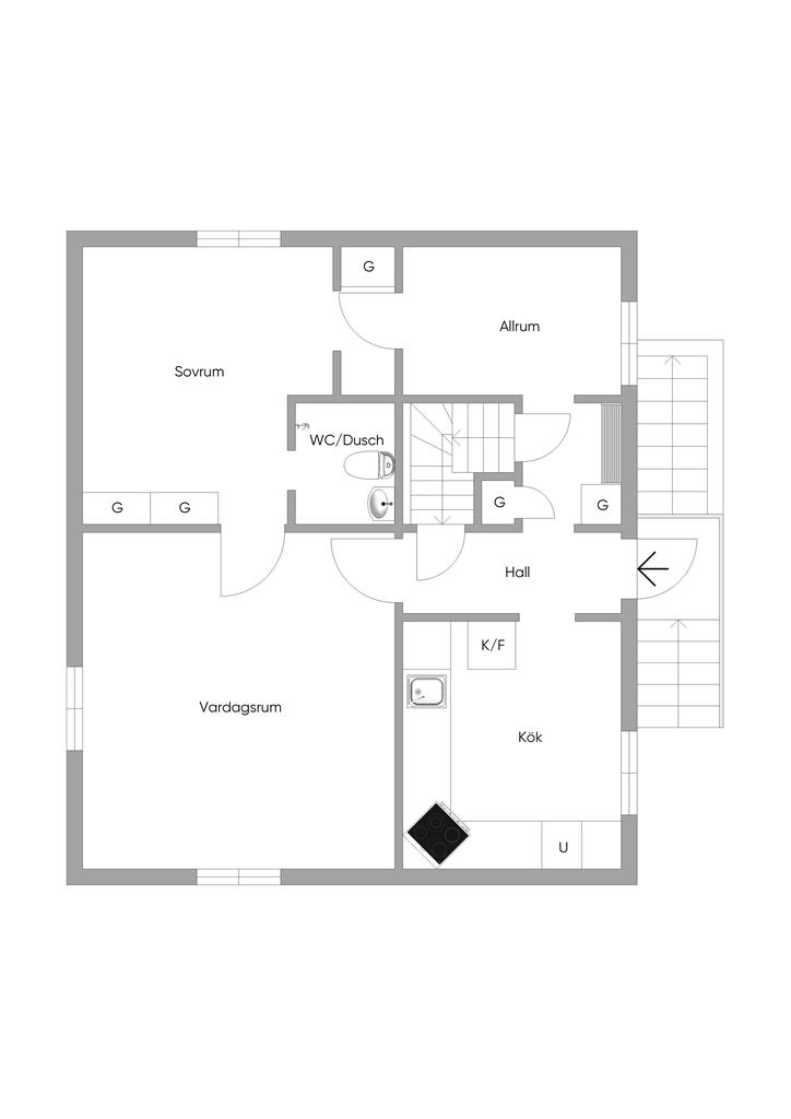 Planlösning Entréplan