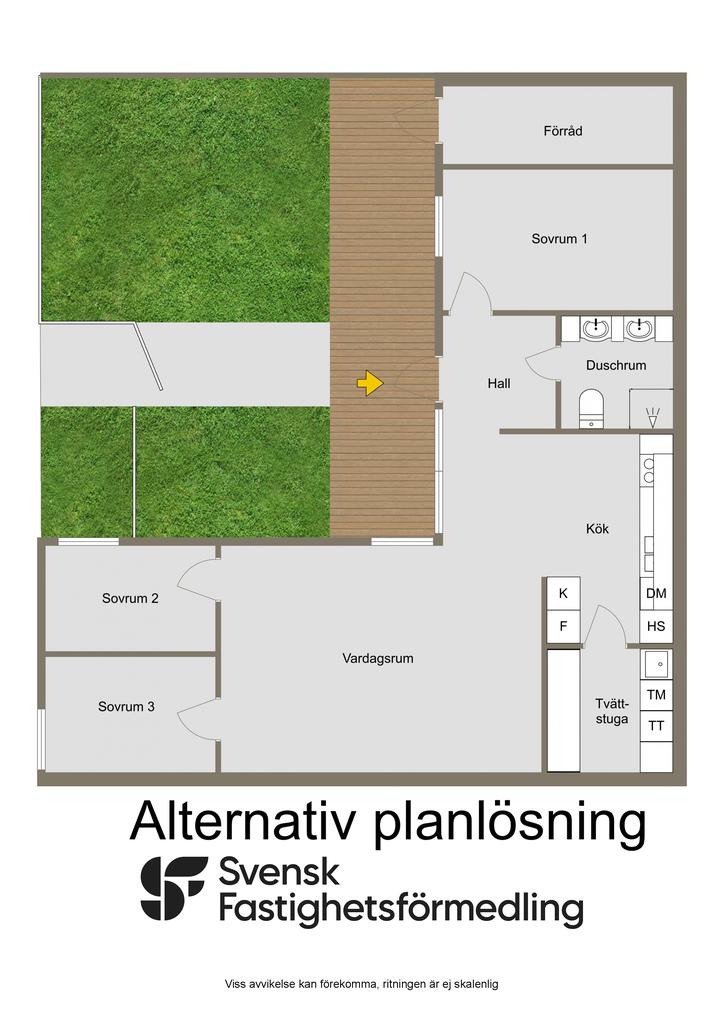 Alternativ planlösning