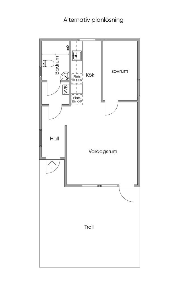 Alternativ planlösning