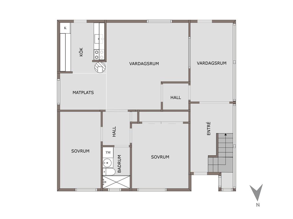 Planlösning - Entréplan