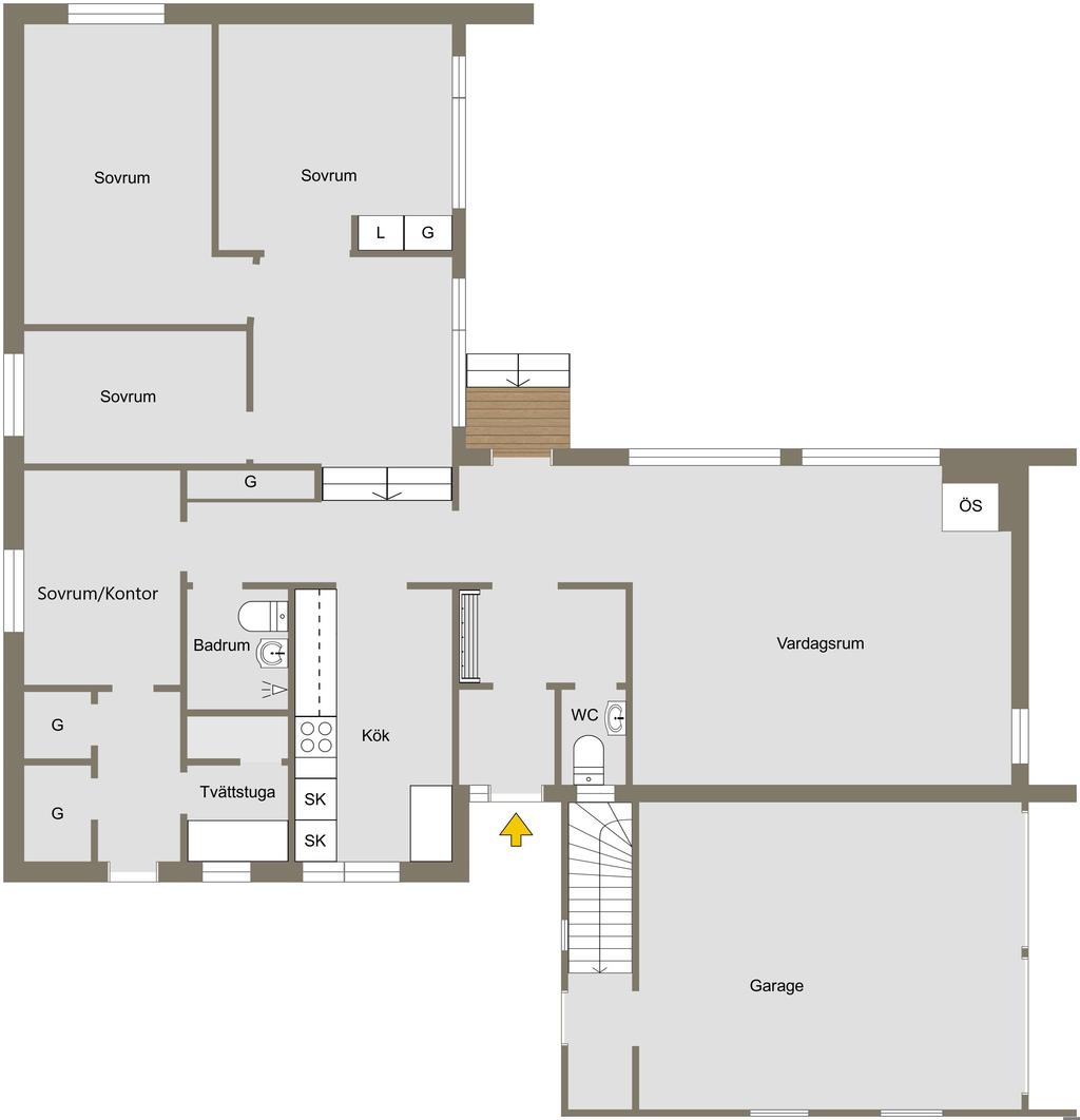 Palnlösning Entréplan