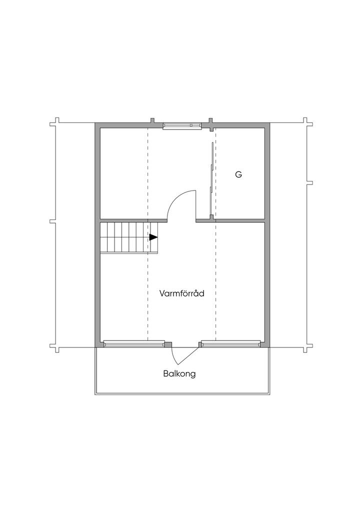 Planritning övre plan