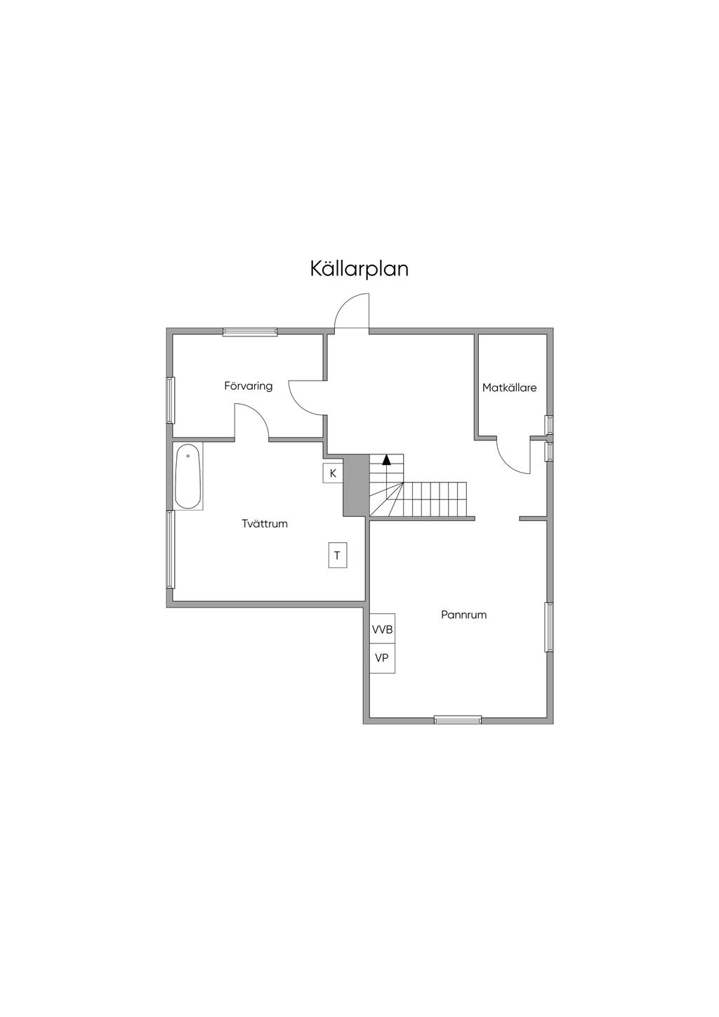 Planlösning Källarplan