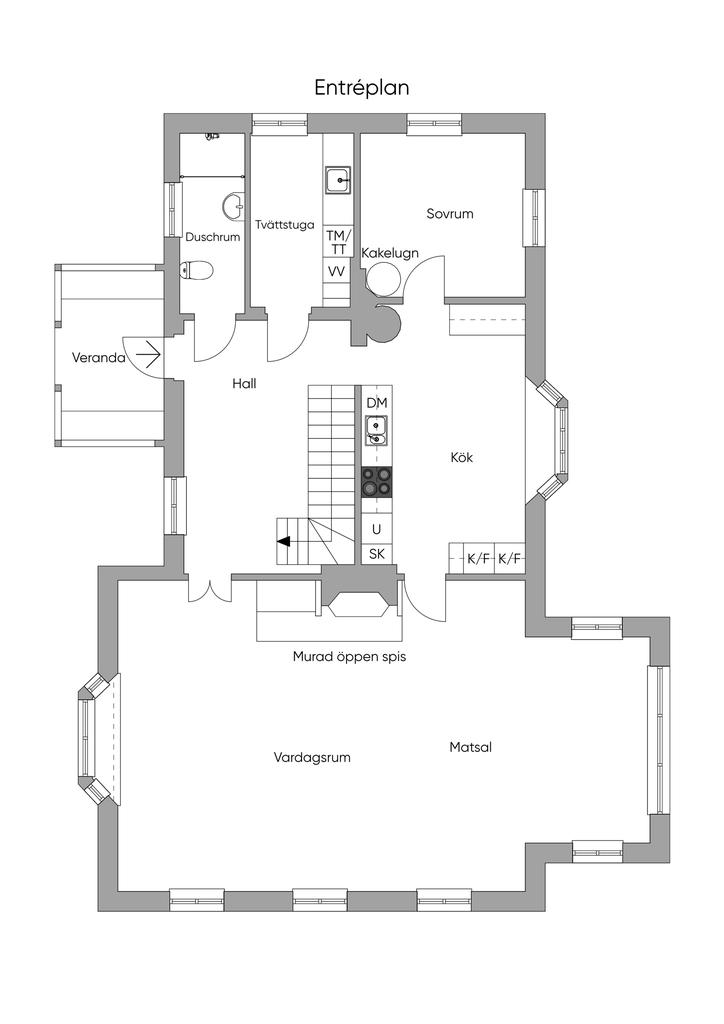 Planlösning Entréplan