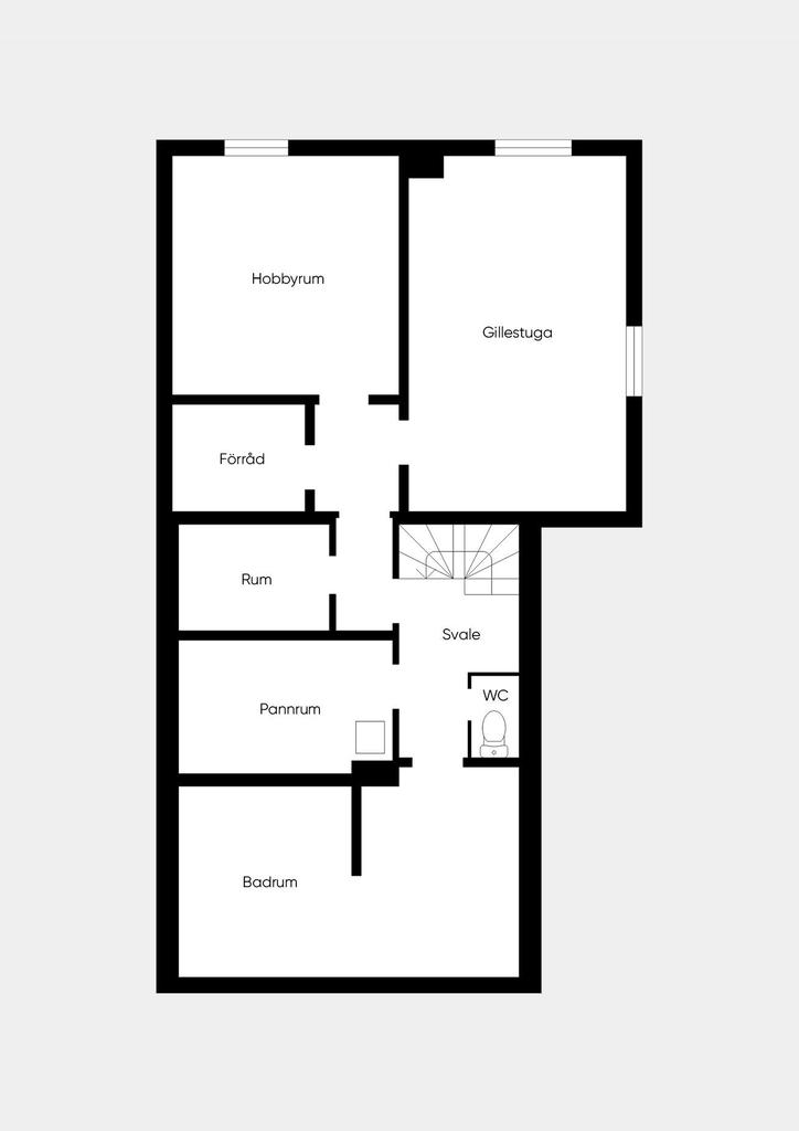 Källarplan.