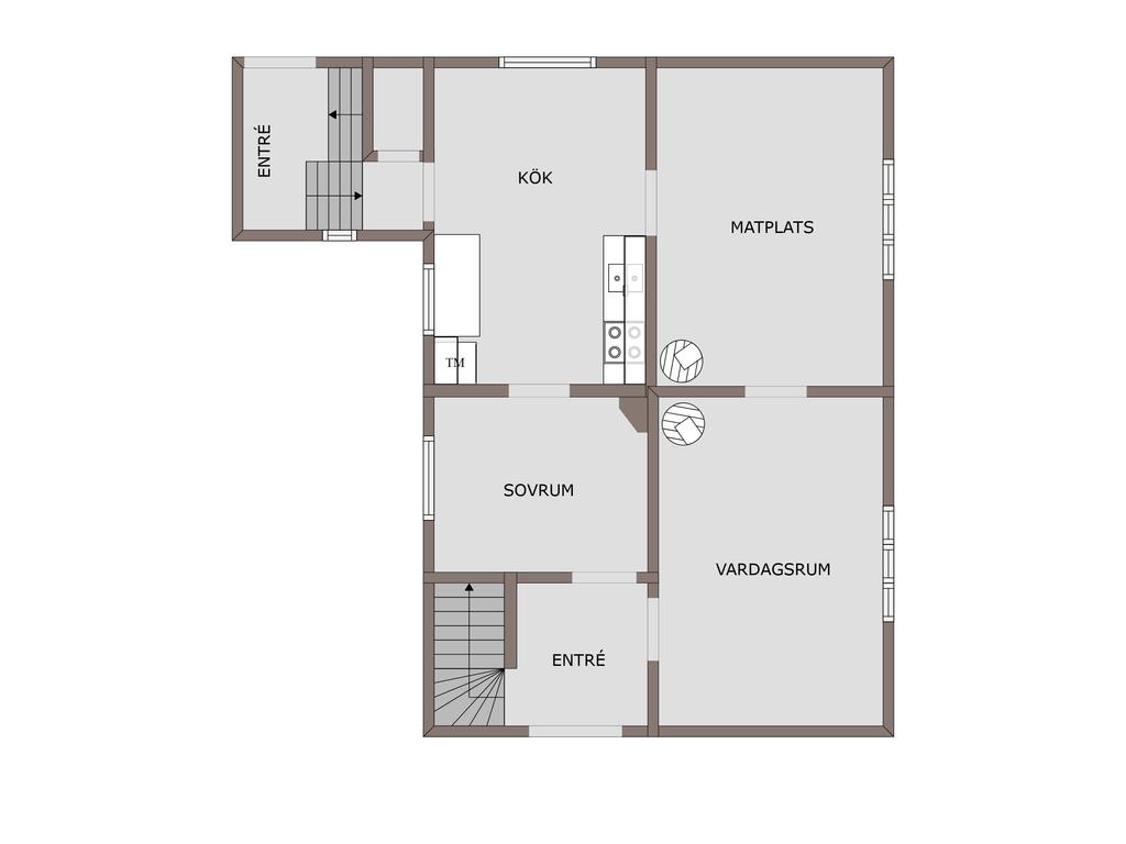Torpet entréplan