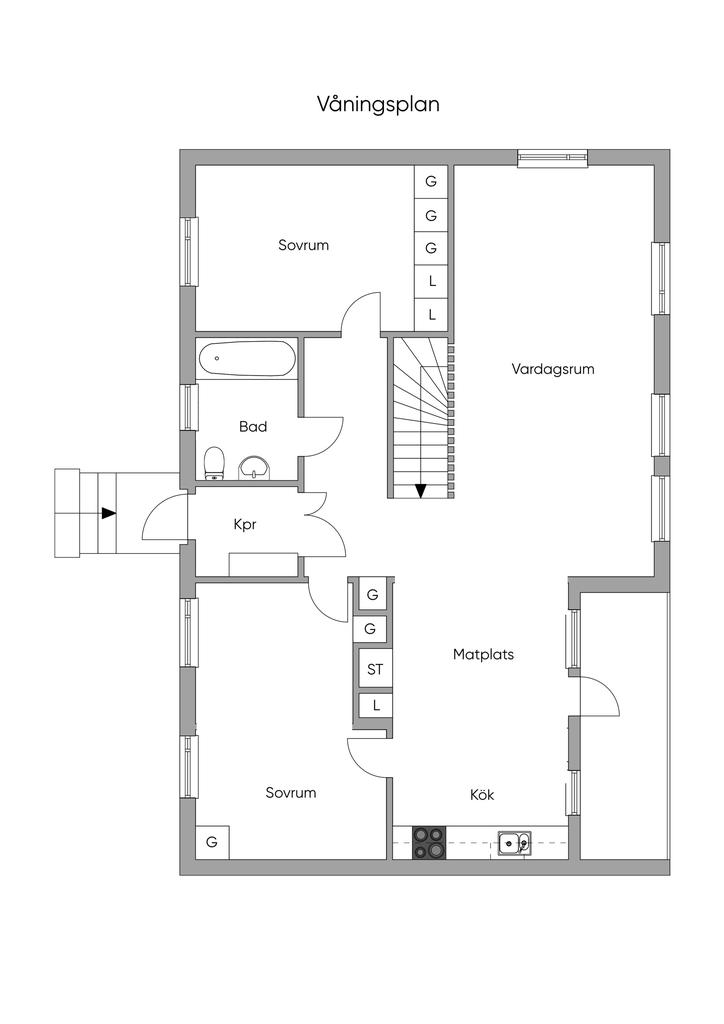 Övre plan