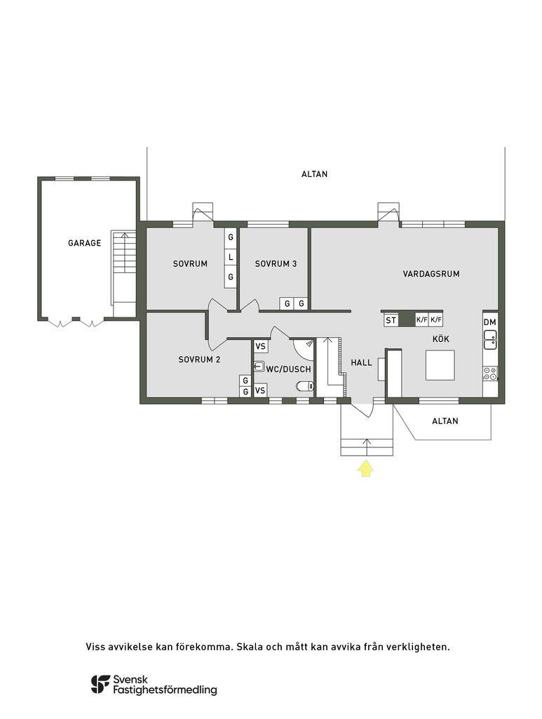 Planlösning entréplan