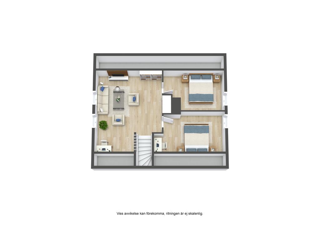 Planlösning övre plan