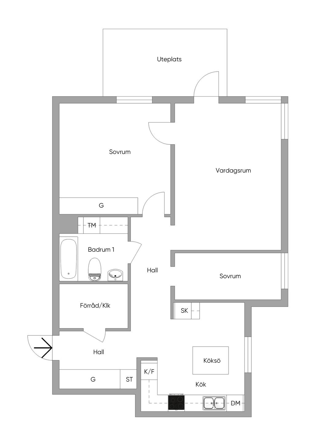 Alternativ planlösning
