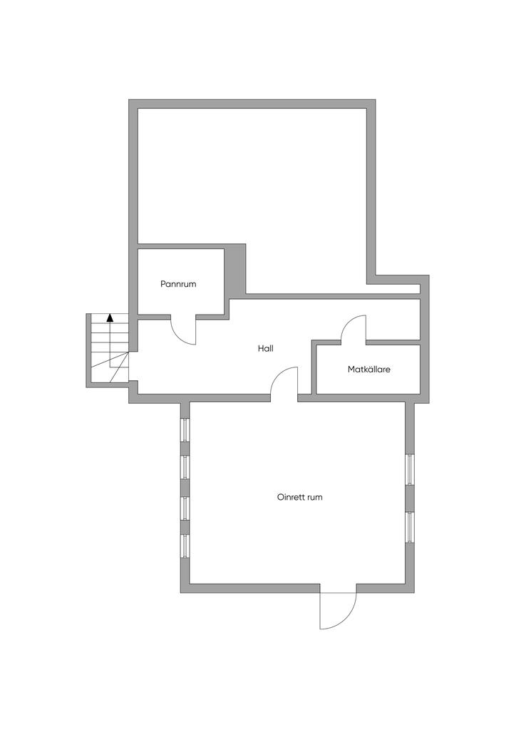 Planlösning, källarplan