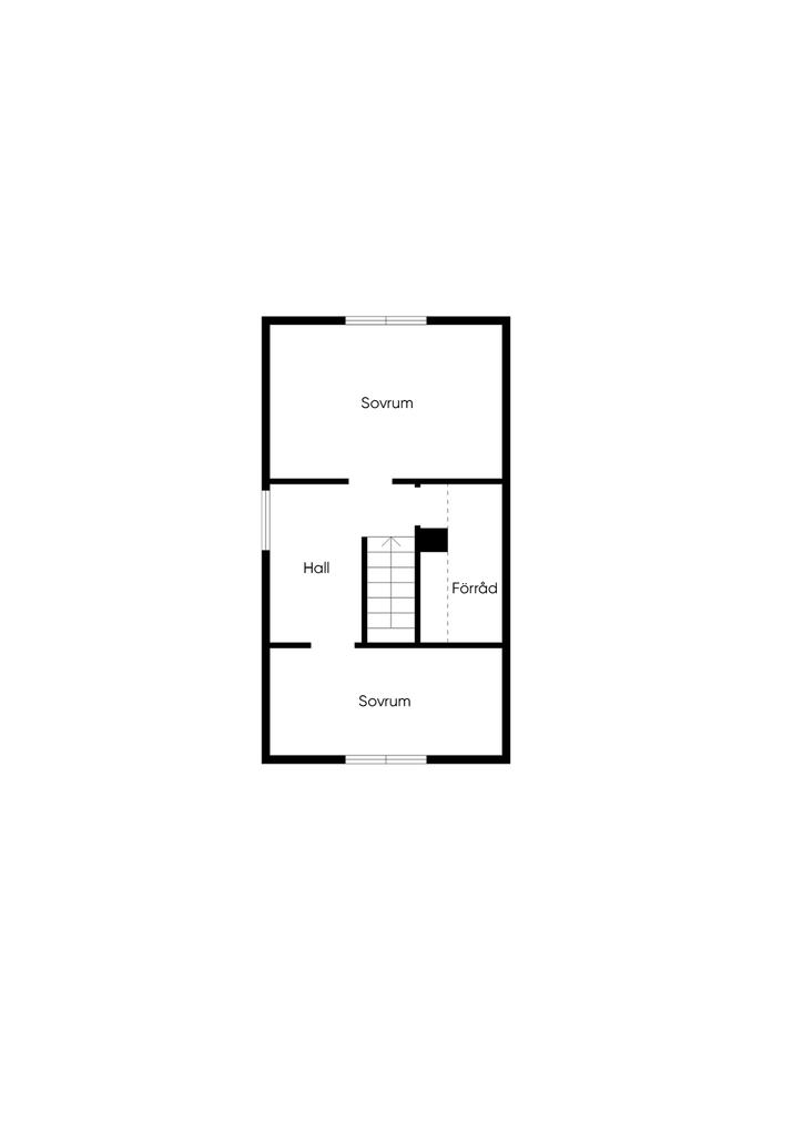 Planlösning Övre plan