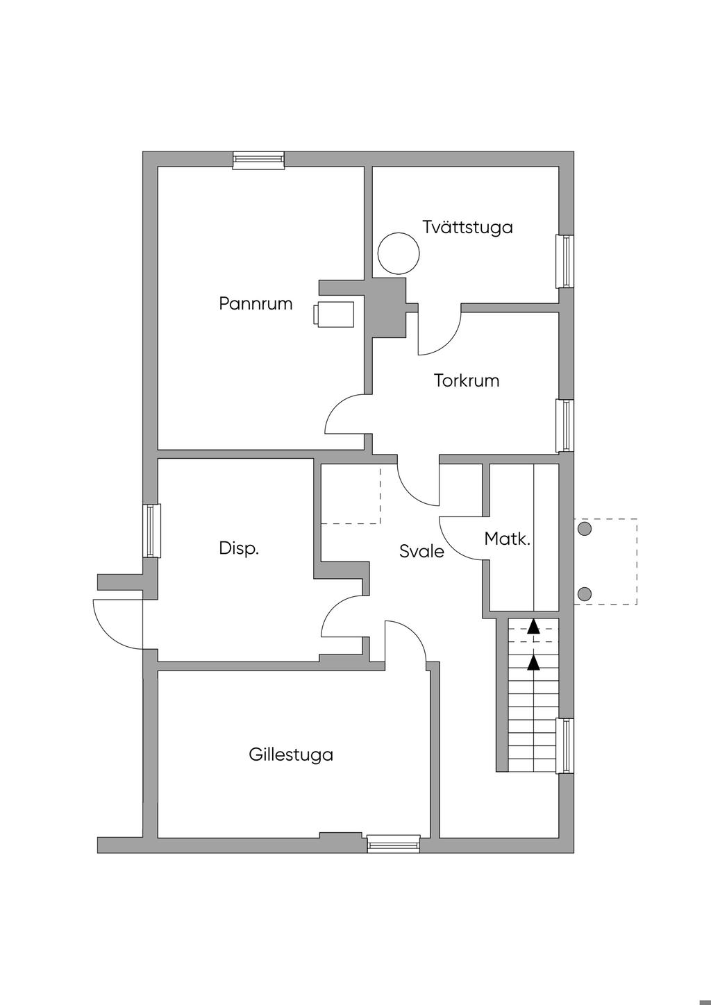 Planlösning källare