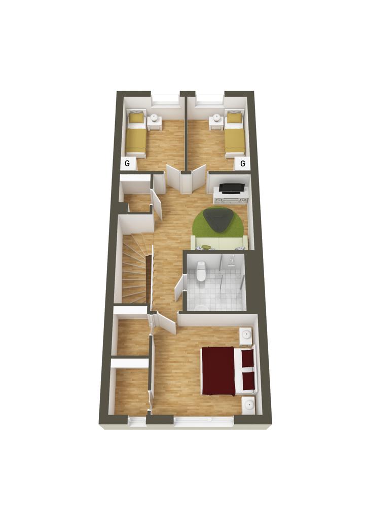 3D skiss övre plan