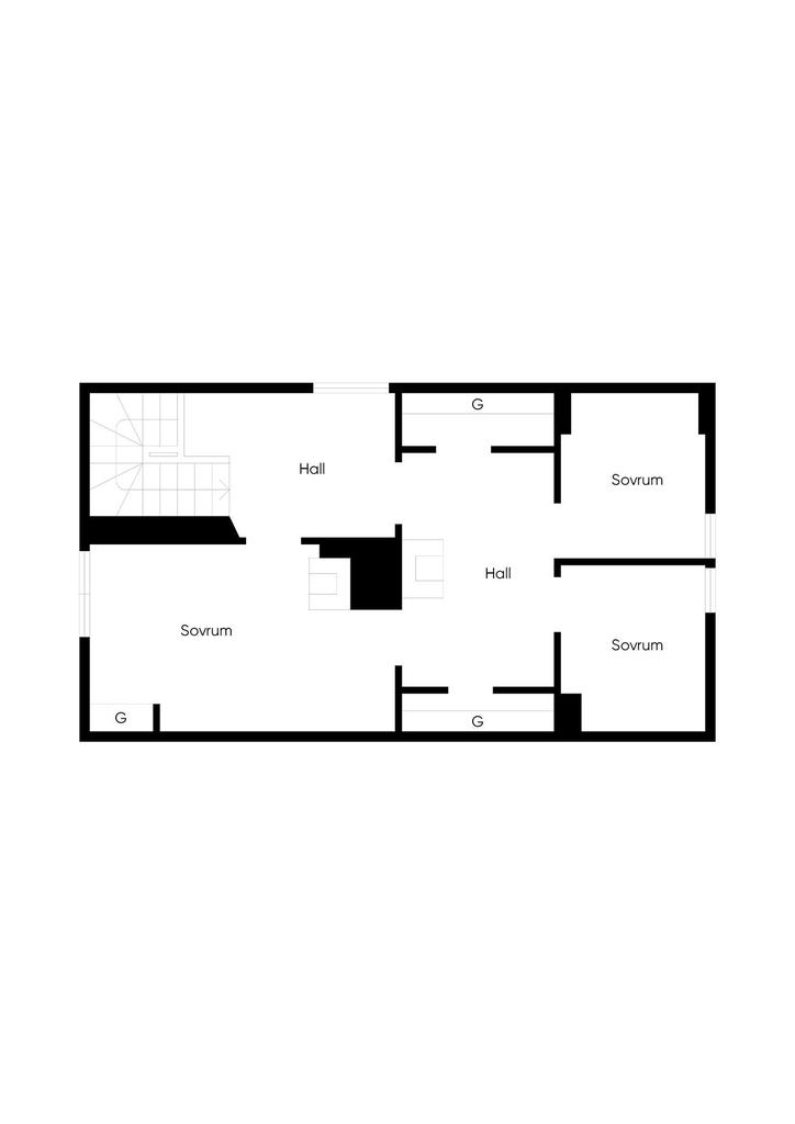 Övre plan bostadsbyggnad 1 (det något större)