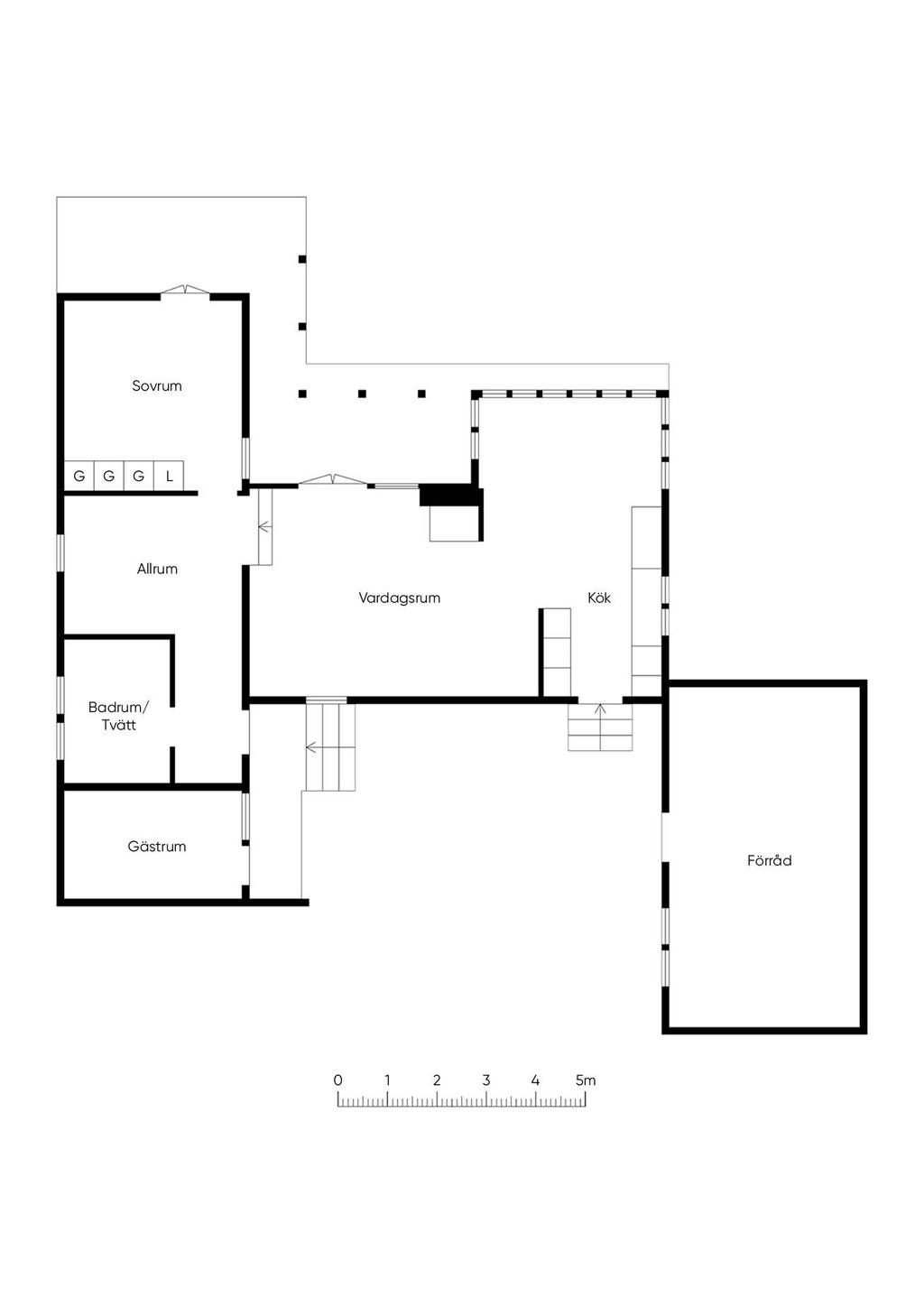 Planlösning. Viss avvikelse kan förekomma.