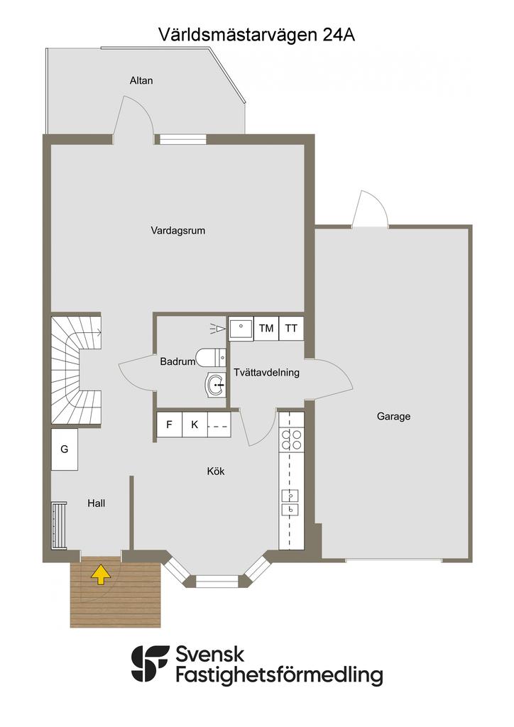 Planlösning entréplan