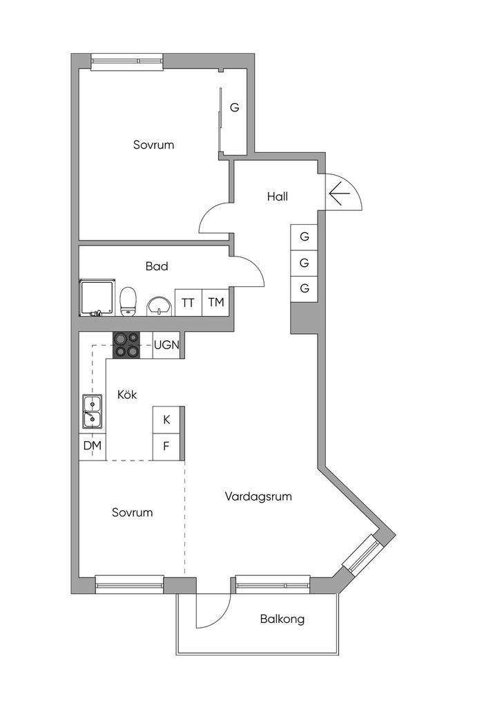 Alternativ planlösning