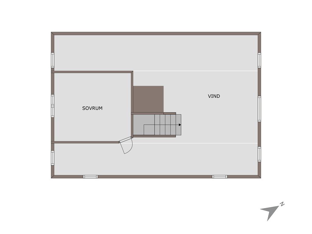 Planlösning övre plan