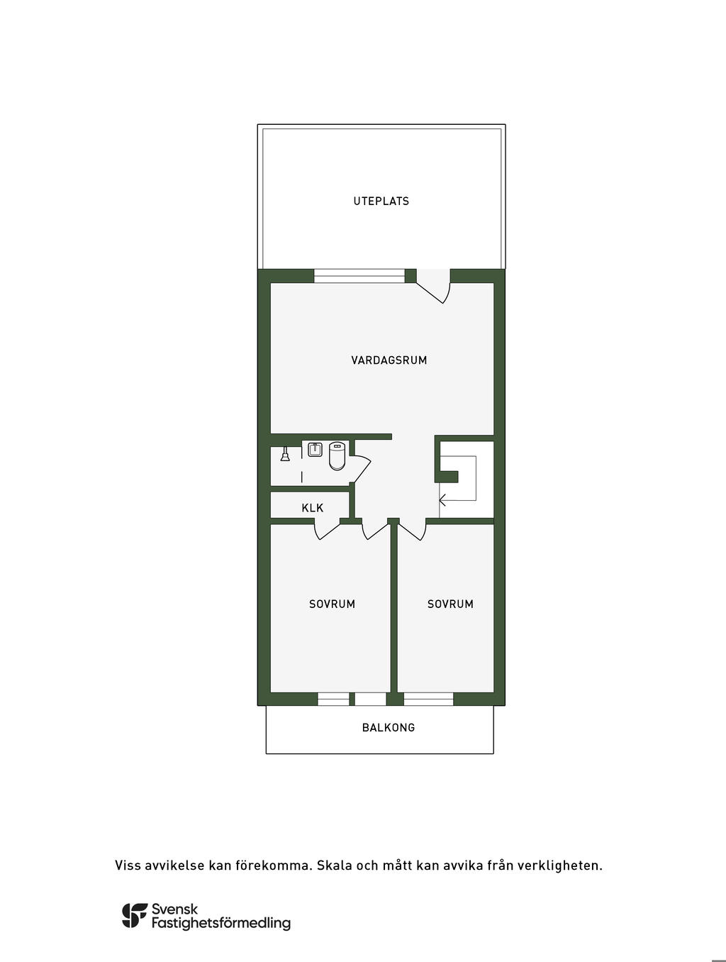 Planlösning övre plan