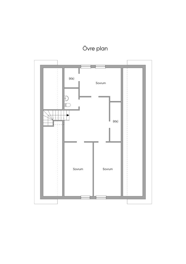 Planlösning övre plan