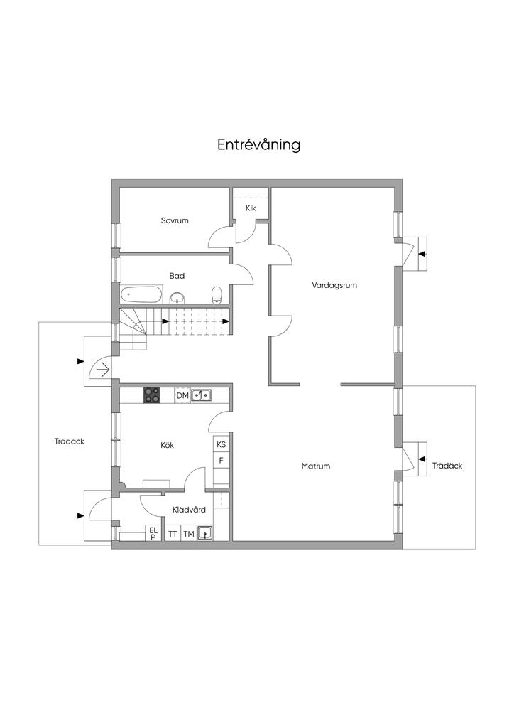 Planlösning entréplan