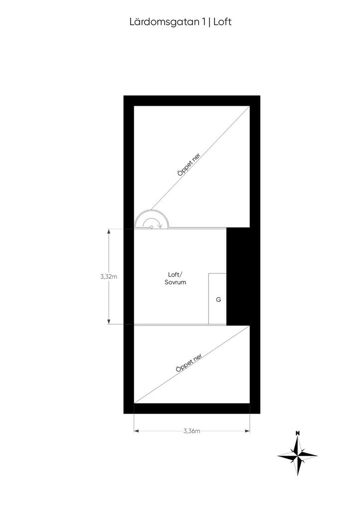 Planlösning loft