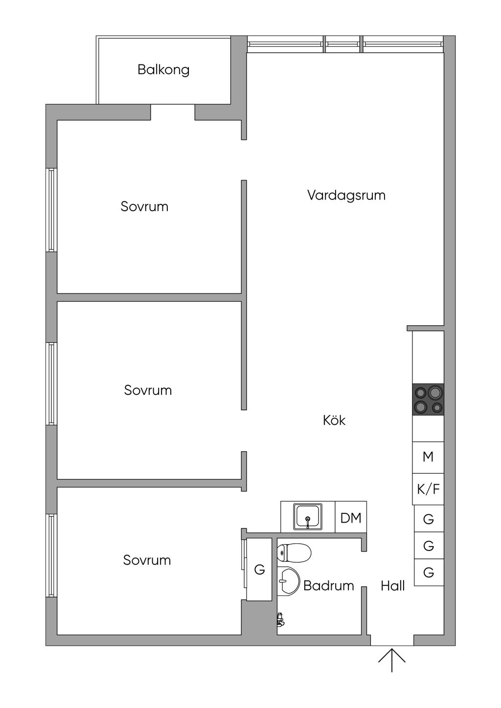 Alternativ planlösning