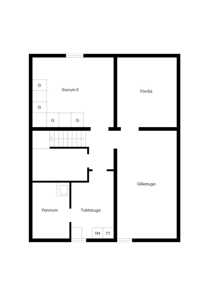 Planlösning källarplan