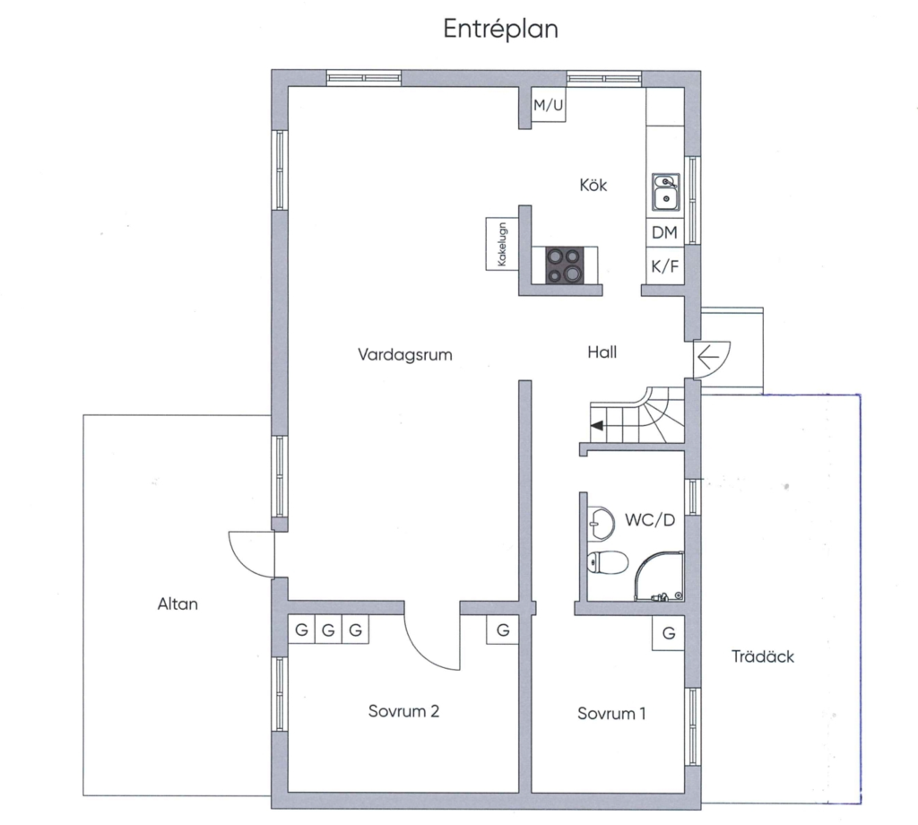 Planlösning Entréplan