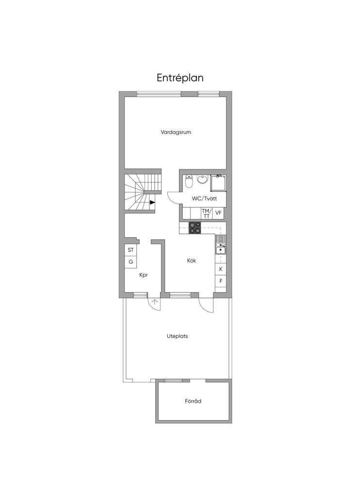 Planlösning entréplan