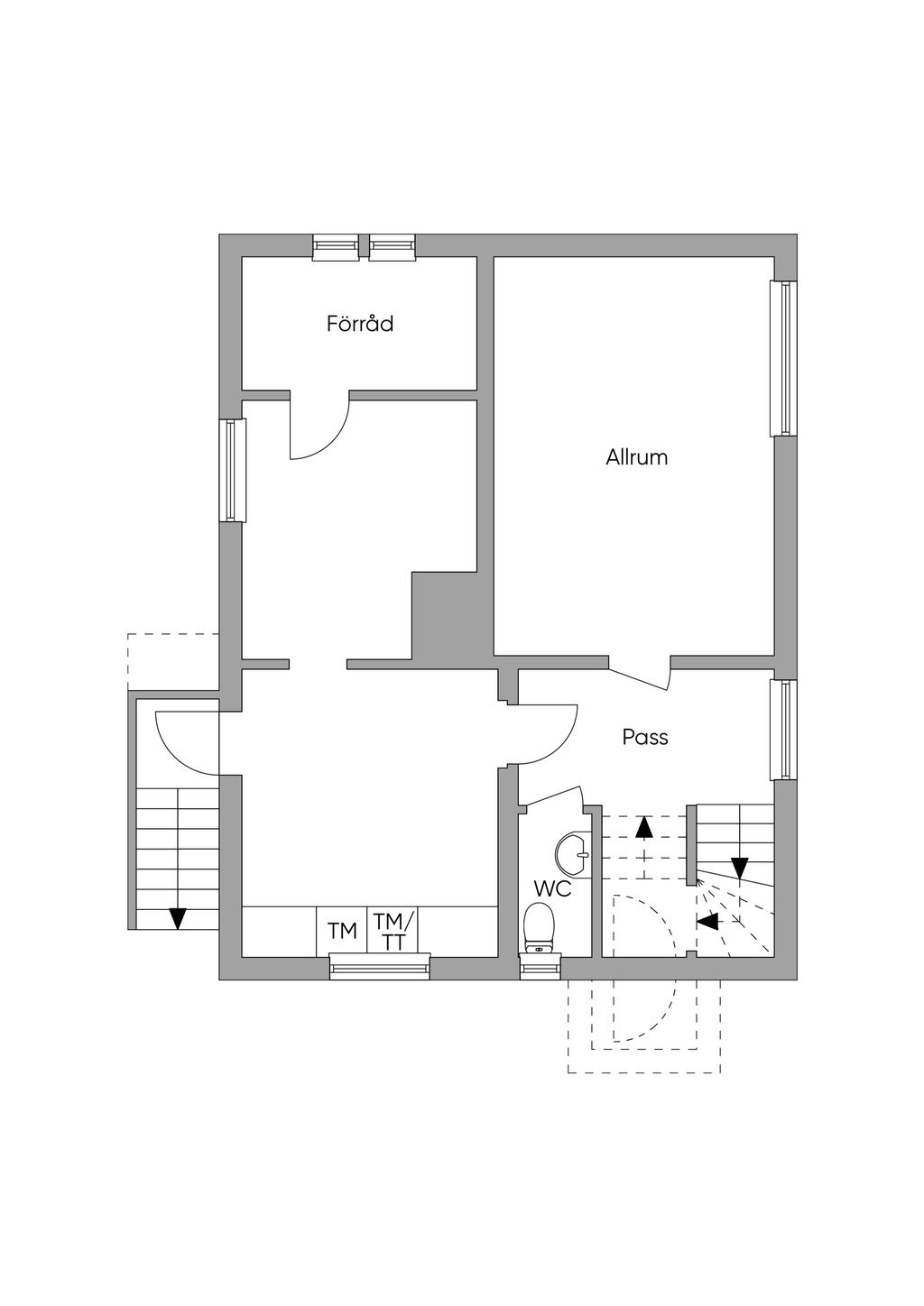 Planlösning Källare