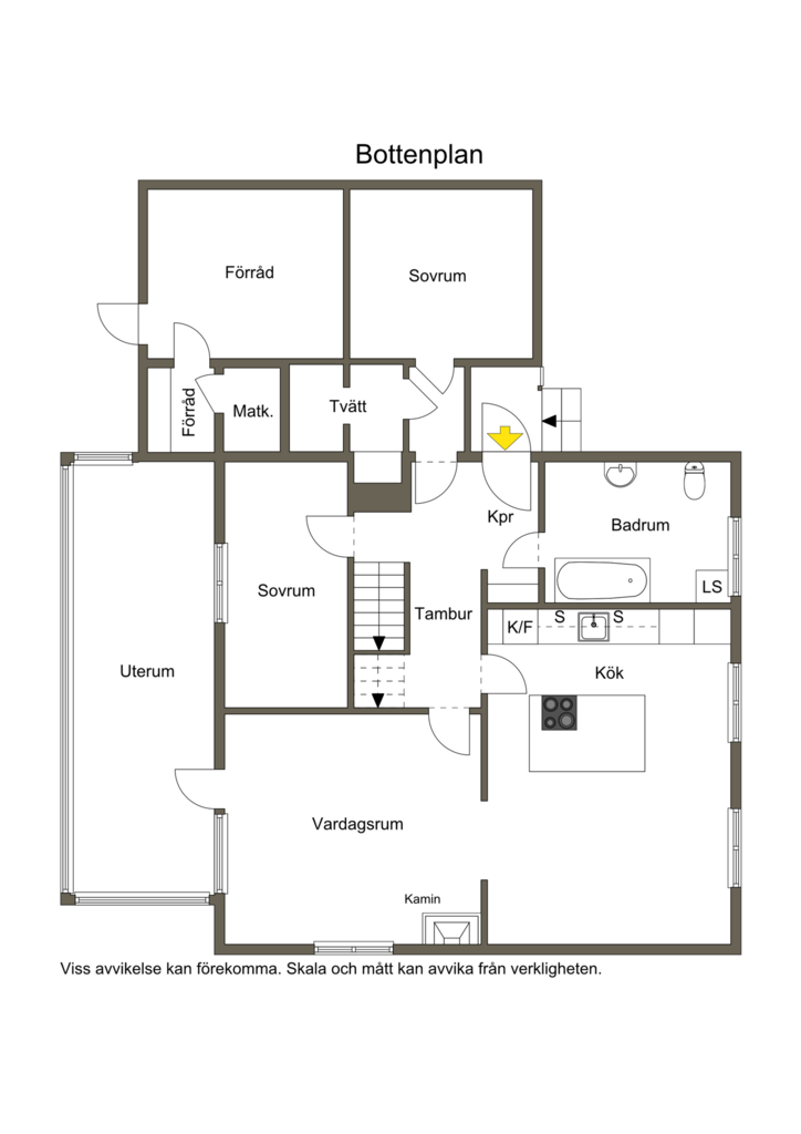 Planlösning entréplan