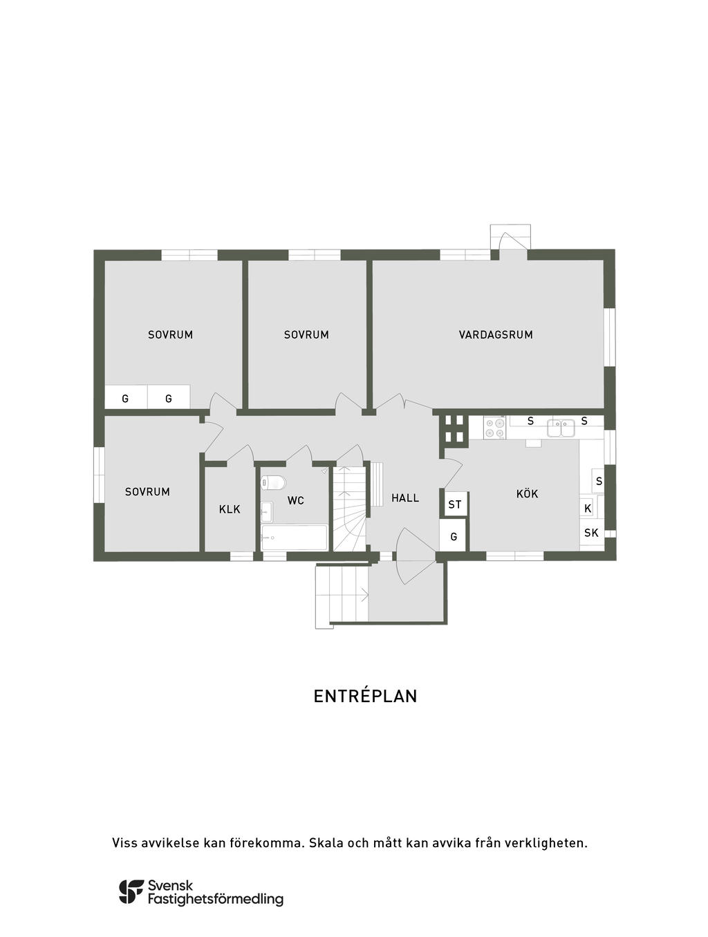 Planlösning entréplan