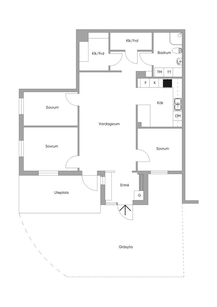 Alternativ planlösning 
