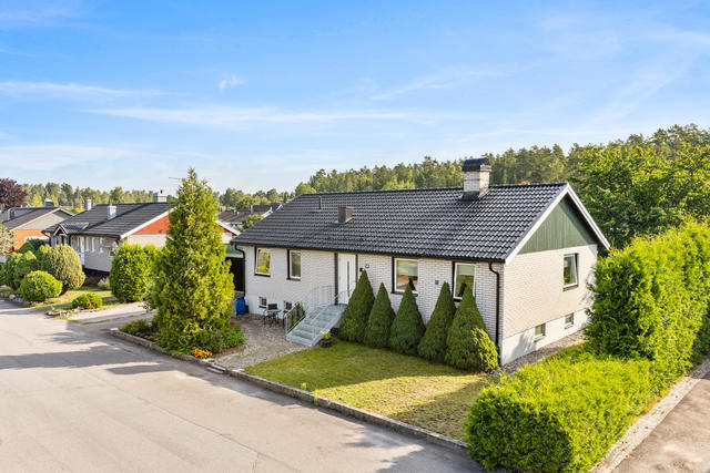 Framsidan av huset