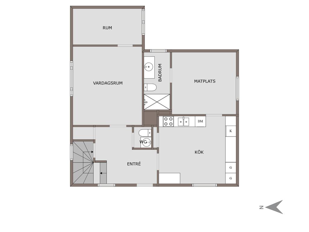 Planlösning - Entréplan