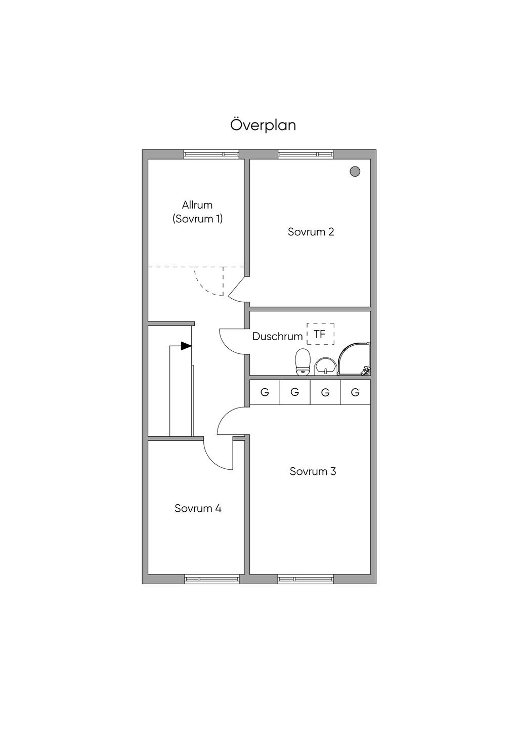 Övre plan